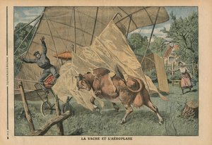 The Cow and the Airplane, Illustration from 